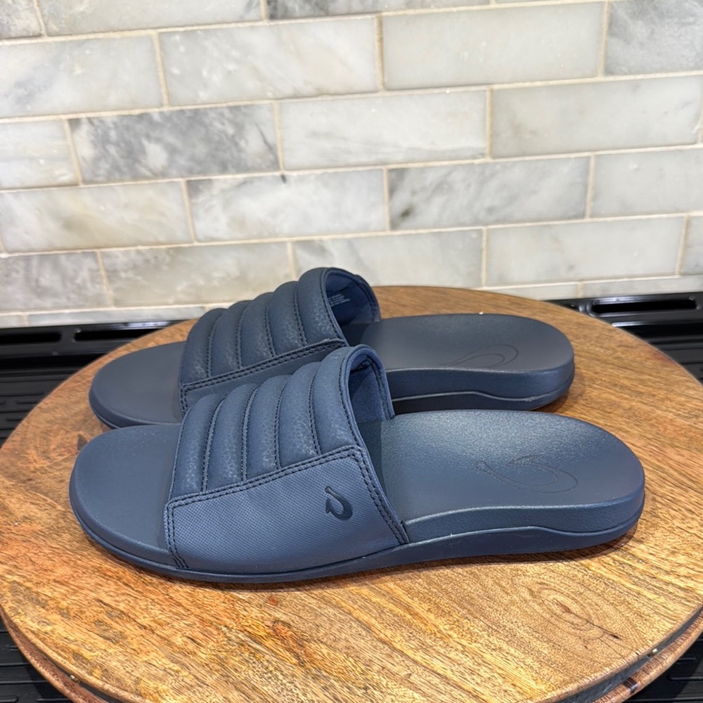 OLUKAI Maha 'Olu Men's Slide Sandals
